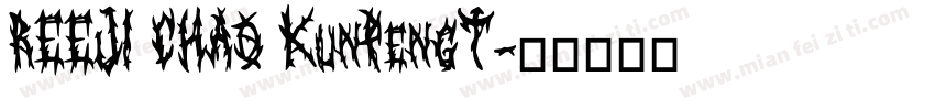 REEJI CHAO KunPengT字体转换